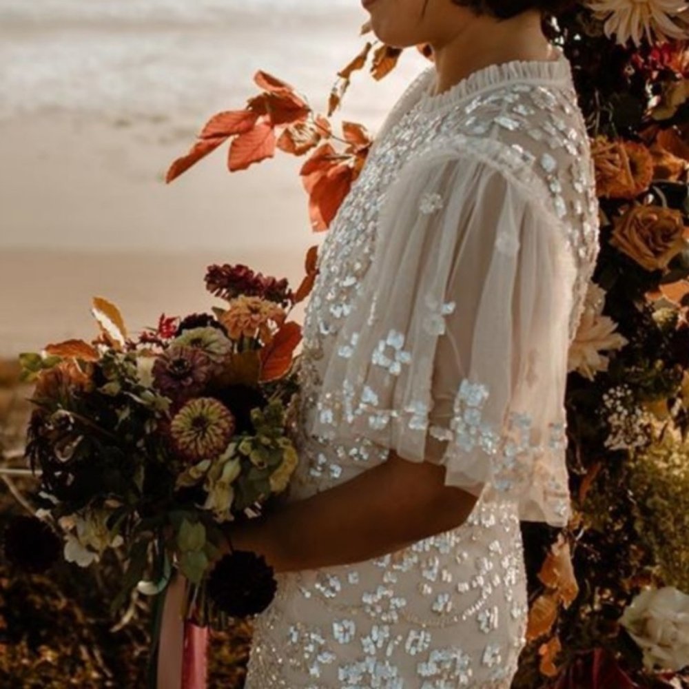 Needle & Thread Cream Mini Dress - Picture 10 of 11